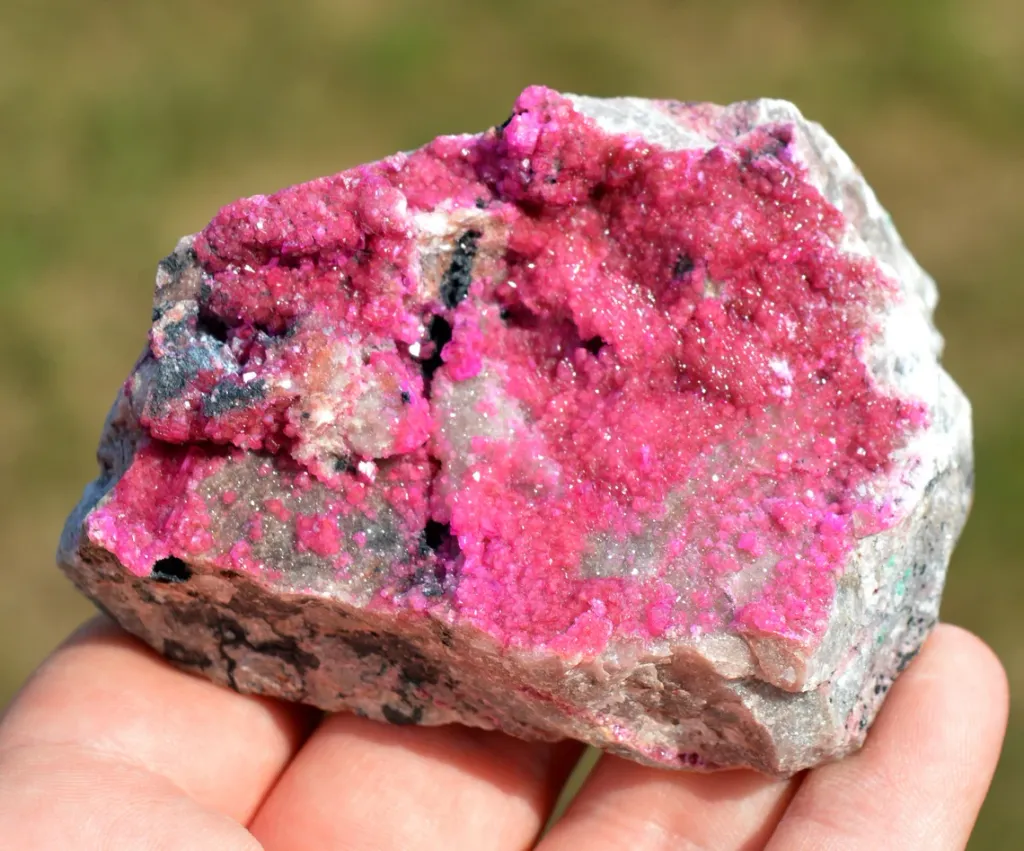 Cobaltocalcite & Heterogenite - 234 grams - Mashamba West Mine, Kolwezi, Lualaba, DR Congo image