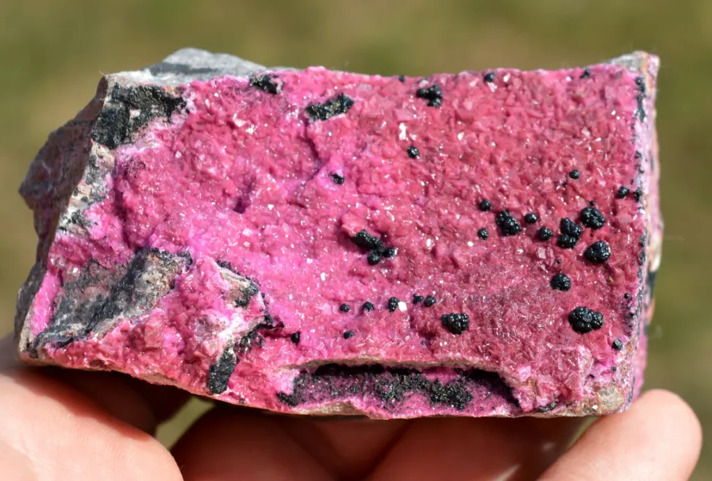 Cobaltocalcite & Heterogenite - 301 grams - Mashamba West Mine, Kolwezi mining district, DR Congo image