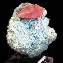 Cobaltocalcite on Plancheite - image 3
