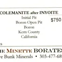Colemanite after INYOITE - image 7