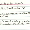Colemanite after INYOITE - image 5
