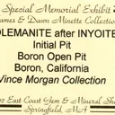 Colemanite after INYOITE - image 5