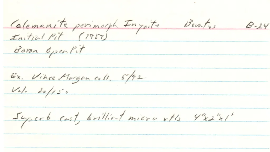 Colemanite after INYOITE - image 4