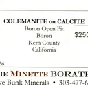 Colemanite on Calcite - image 5