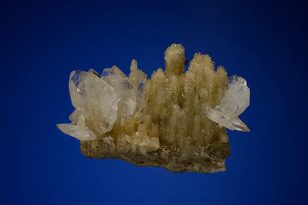 Colemanite on Calcite - image 2