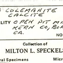 Colemanite on Calcite - image 6