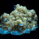 Colemanite on Calcite (repaired) - image 2