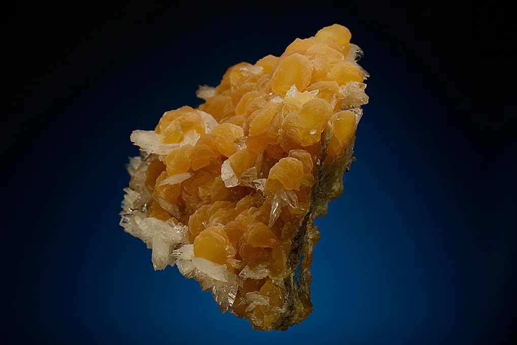 Colemanite on Calcite (repaired) - image 4