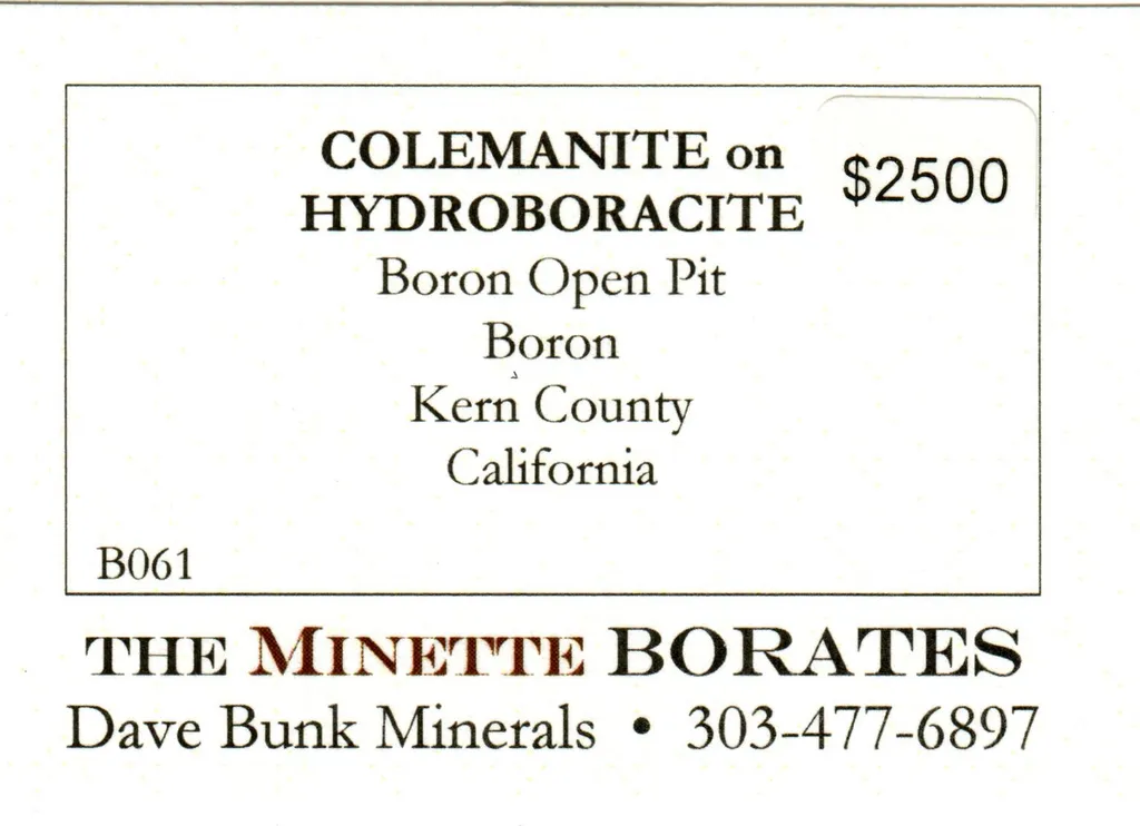 Colemanite on Hydroboracite - image 6