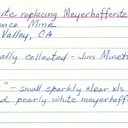 Colemanite on MEYERHOFFERITE - image 5