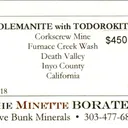 Colemanite with TODOROKITE - image 8
