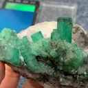 Collection Grade Rare Vivid Emerald Specimen from Pakistan - image 3