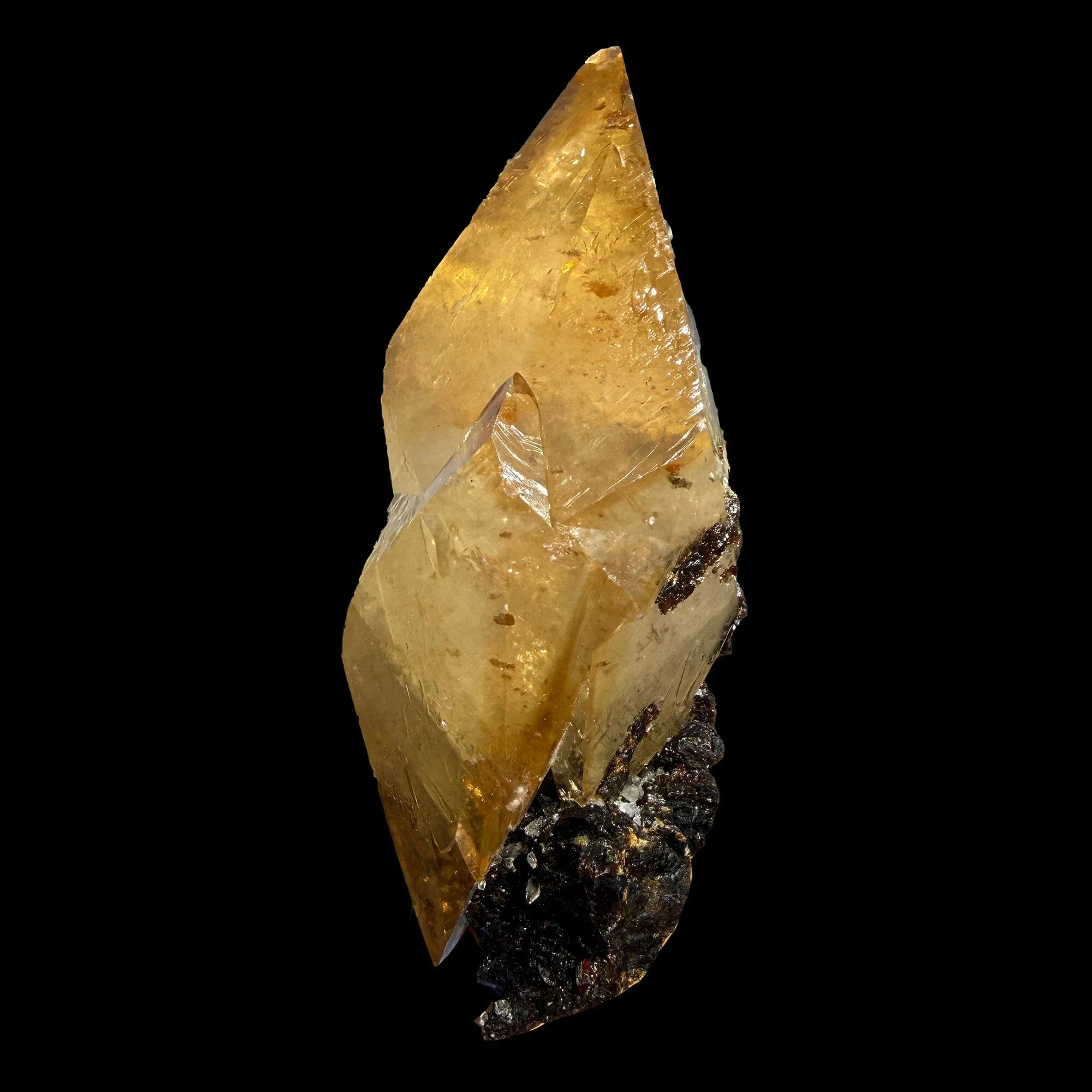 Collector Grade Calcite Elwood Mine USA | Natural Golden Calcite Specimen | Investment Mineral Display Piece | - image 2