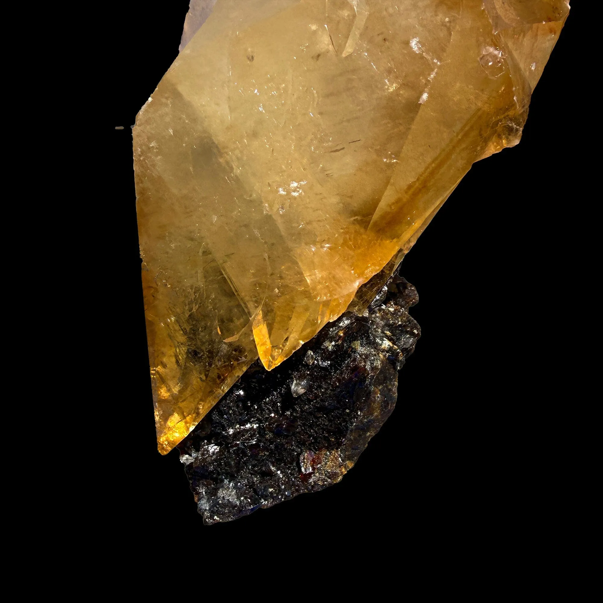 Collector Grade Calcite Elwood Mine USA | Natural Golden Calcite Specimen | Investment Mineral Display Piece | - image 6