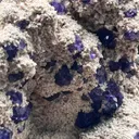 Collector‑Grade Tanzanite‑Blue Fluorite, Intense Magenta Fluorescent, Exhausted Deposit, Yongchun Fujian, China - image 3