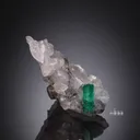 Colombian Emerald and Calcite - image 1