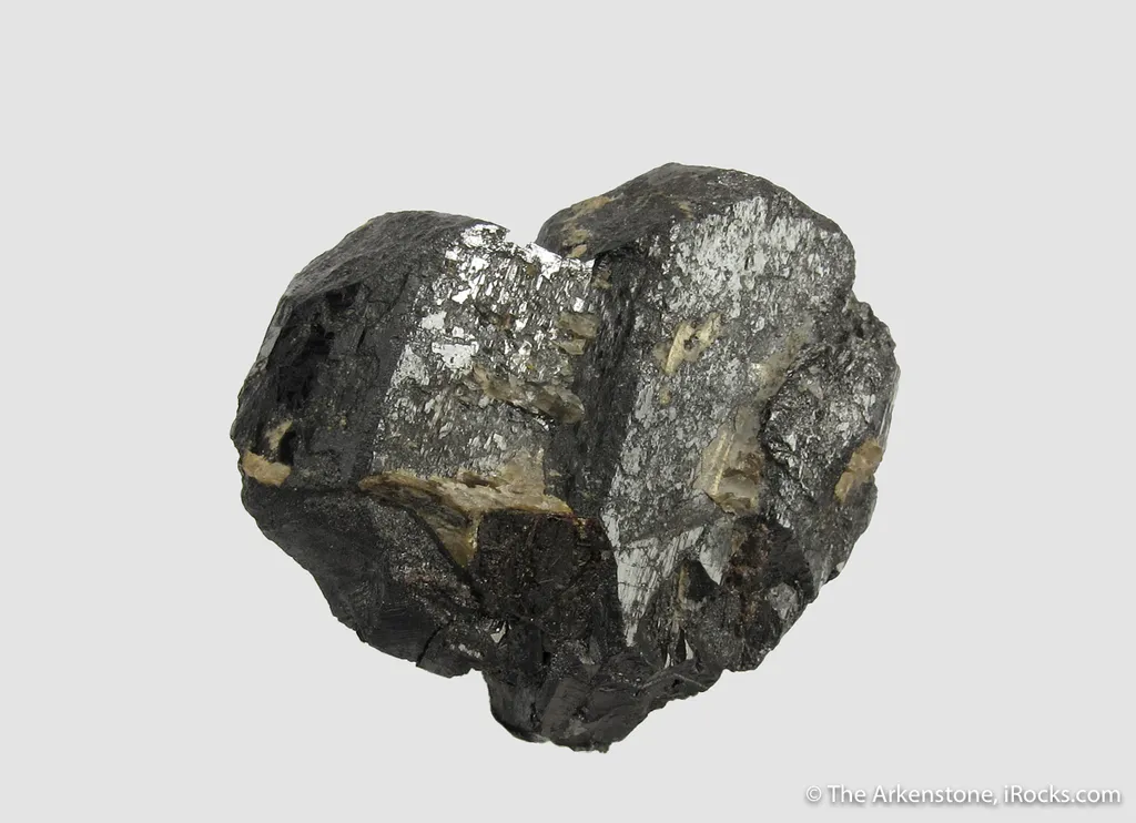 Columbite (twinned) circa 1800s - image 2