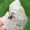 Combo of Extreme Rare Red Anatase and Mica On Quartz Crystal From Skardu Pakistan - image 8