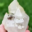Combo of Extreme Rare Red Anatase and Mica On Quartz Crystal From Skardu Pakistan - image 3