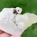 Combo of Extreme Rare Red Anatase and Mica On Quartz Crystal From Skardu Pakistan - image 5