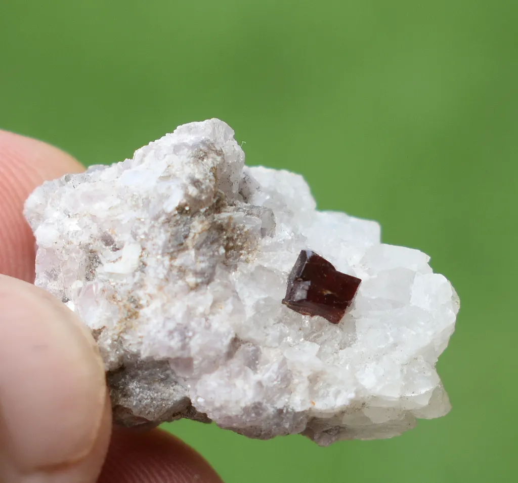 Combo of Rare Microlite with Lepidolite on Matrix From Afghanistan image
