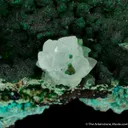Conichalcite and Chalcoalunite with Calcite - image 2