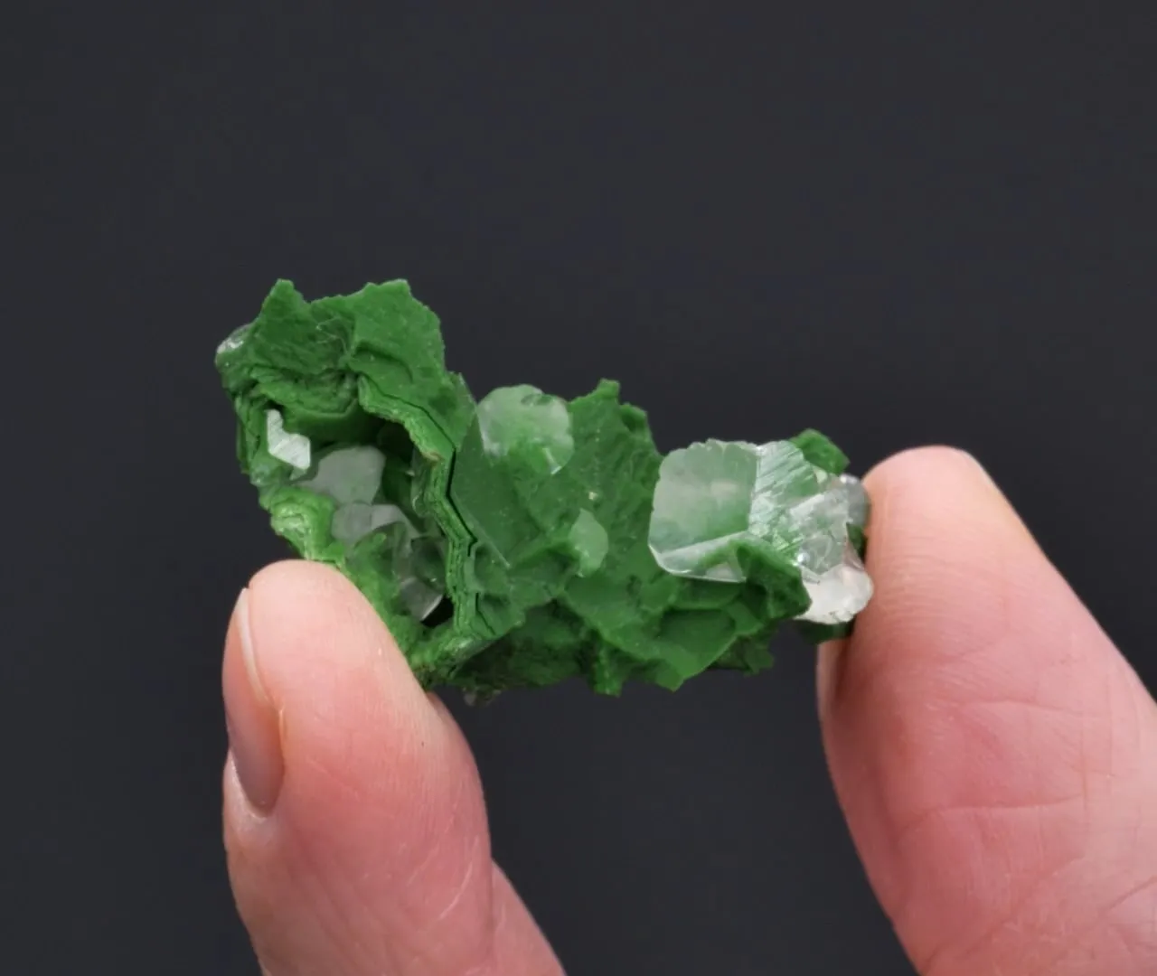 Conichalcite cast with Calcite - image 2