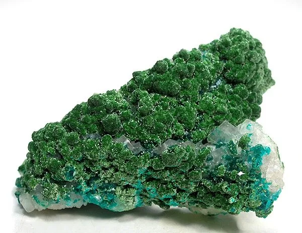 Conichalcite, Dioptase, Calcite image