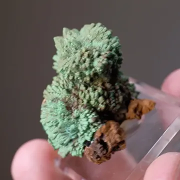 Conichalcite pseudomorph after Calcite