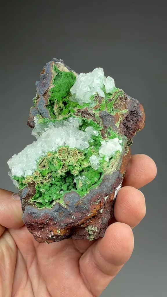 Conichalcite with Calcite - image 2