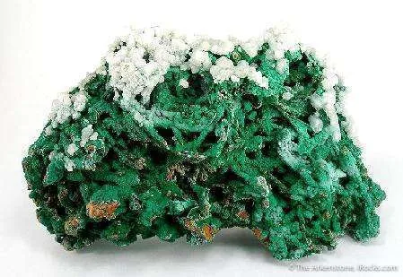 Conichalcite Wtih Calcite image