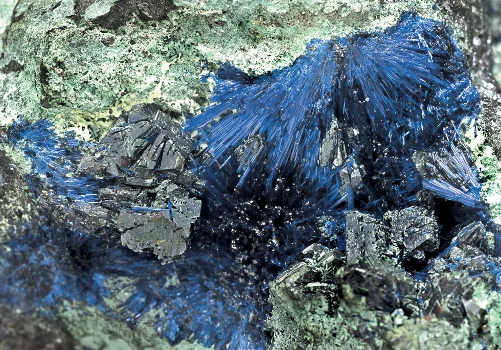 Connellite from Bisbee, Cochise County, Arizona, USA image