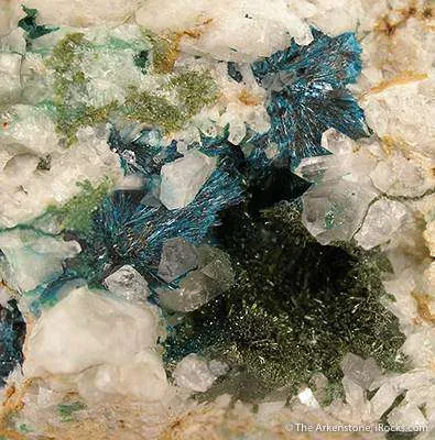 Connellite With Olivenite image