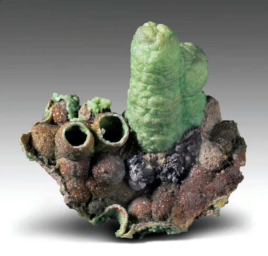 Copper, Calcite, Smithsonite - image 1