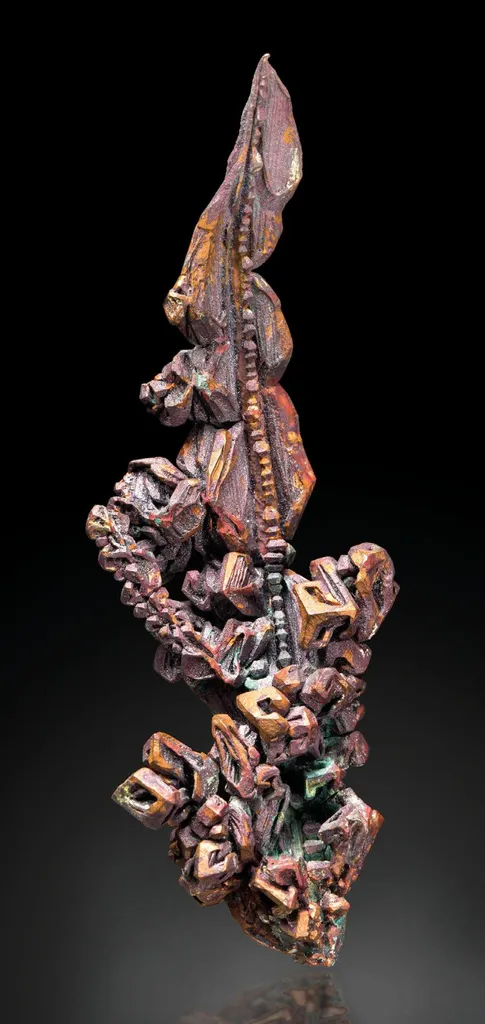 Copper, Copper pseudomorphs after Cuprite image