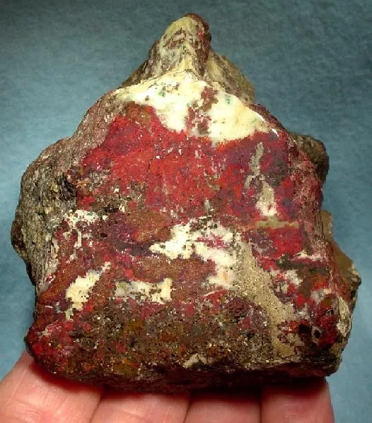 Copper, Cuprite, Calcite image