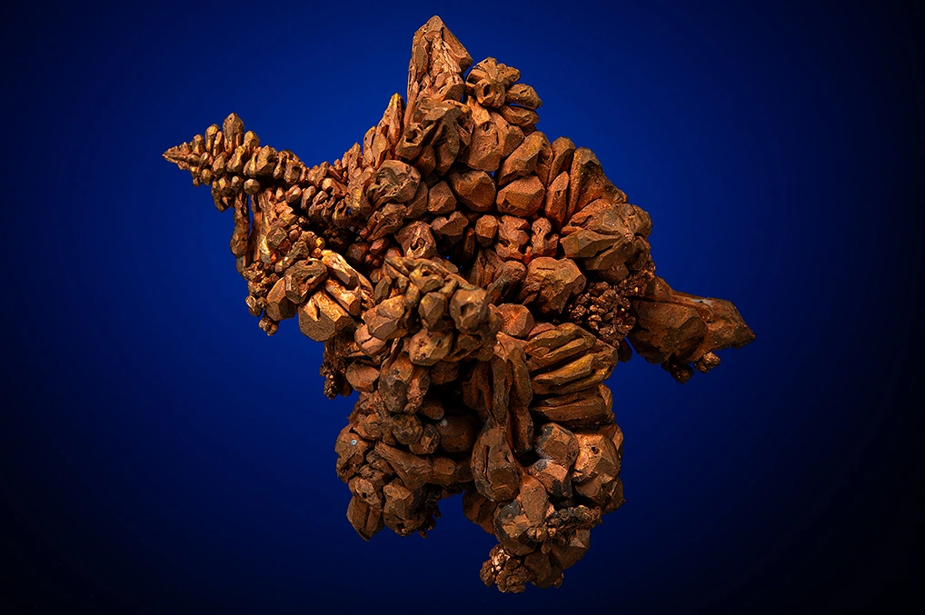Copper from Chino Mine, near Bayard, Grant County, New Mexico, USA image