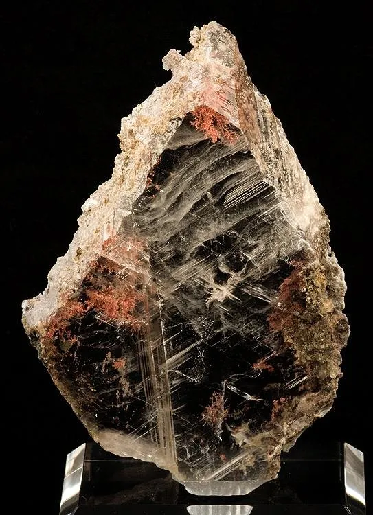 Copper, Gypsum (Var: Selenite) image