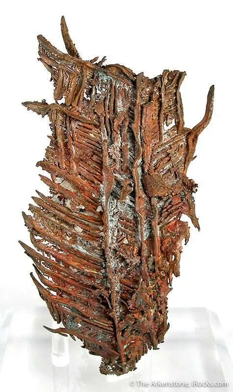 Copper "Herringbone" With Quartz image