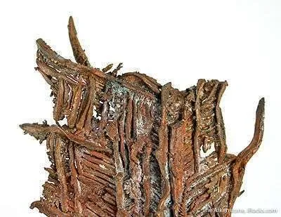 Copper "Herringbone" With Quartz - image 2
