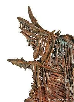Copper "Herringbone" With Quartz - image 3