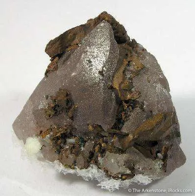 Copper In Calcite (Ex. Brown Univ.) image