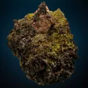 Copper in Calcite on Epidote - image 1