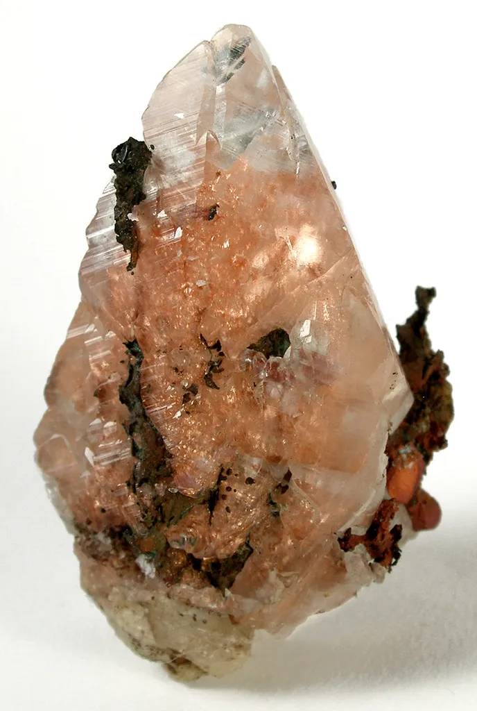 Copper in Calcite, With Copper image