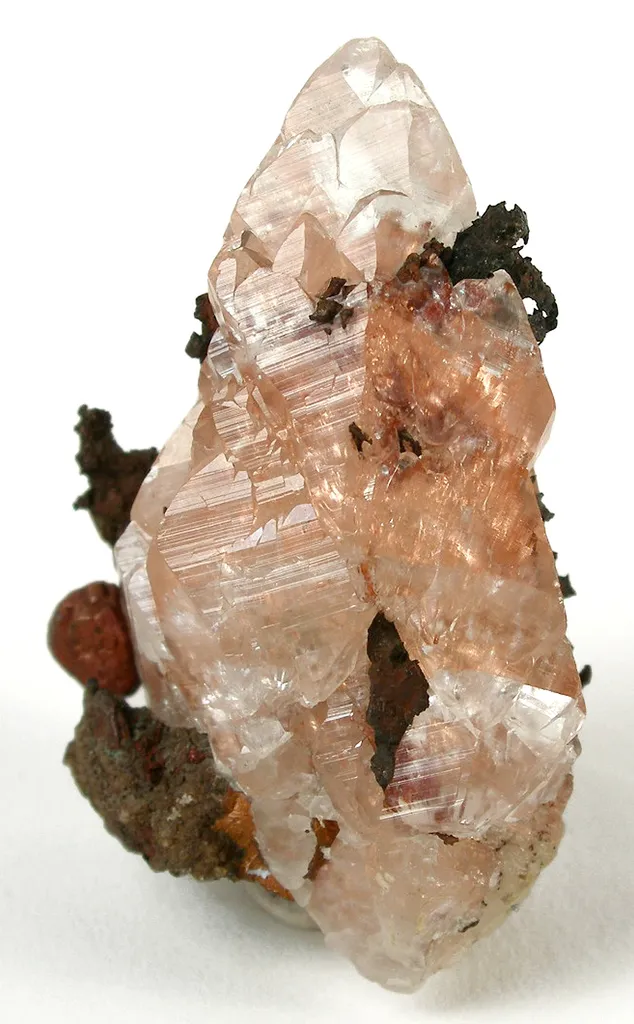 Copper in Calcite, With Copper - image 3