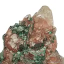 Copper in Calcite with Malachite - image 1