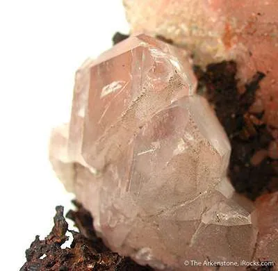 Copper Included in Calcite With Copper - image 2