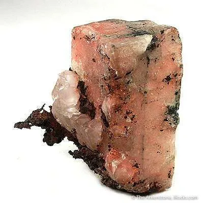 Copper Included in Calcite With Copper - image 1