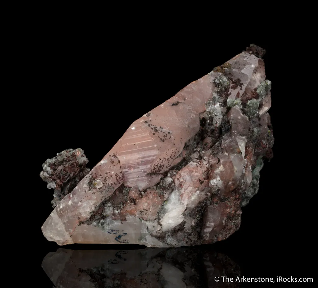 Copper on and included in Calcite - image 3