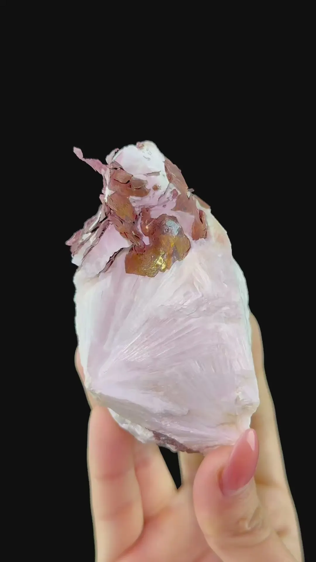 Copper on Scolecite | High Quality Mineral | Indian Minerals | Superb Minerals | Fine Mineral | Collectors Piece - image 7